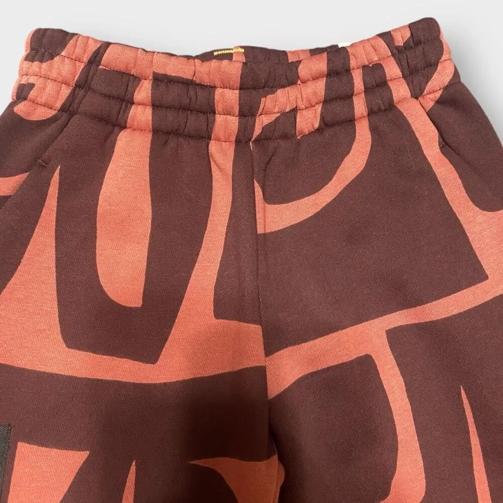 Nike A.I.R. Cody Hudson Flyease Maroon Jogger Sweatpants DV3215-691 Kids size S